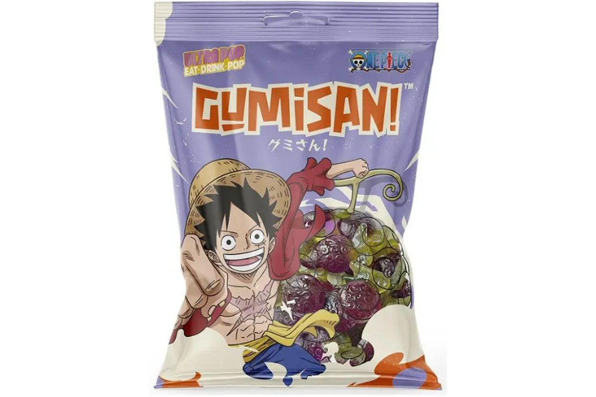 Bonbons Gumisan Fruit Du Démon One Piece au raisin 180g