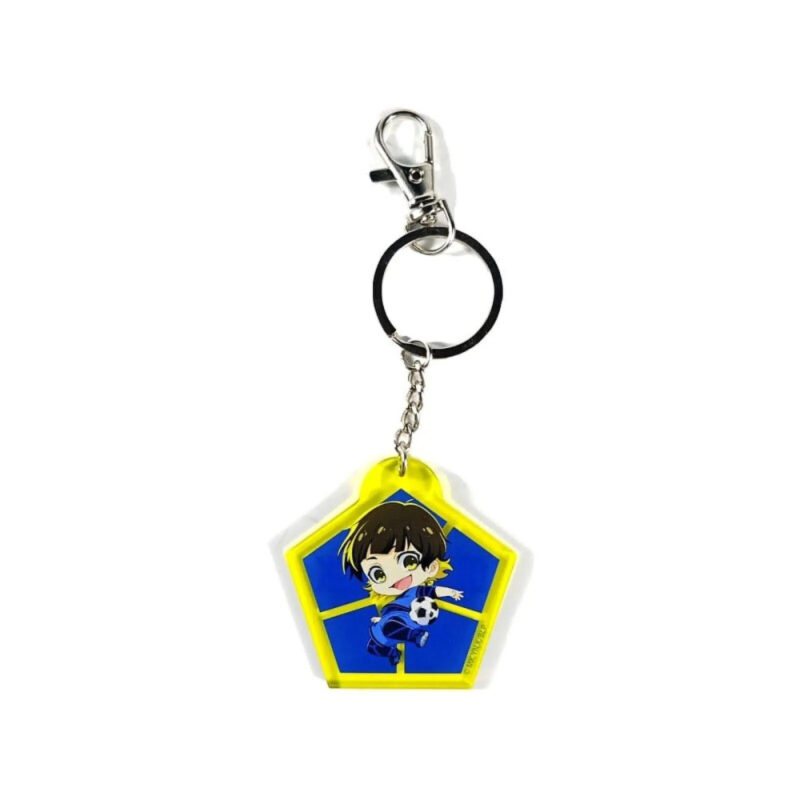 Blue Lock porte-clés Meguru Rachira Chibi Style 5 cm