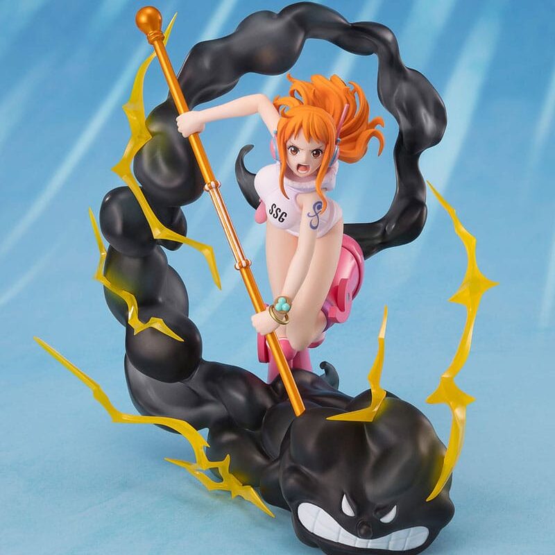 ONE PIECE STATUETTE PVC FIGUARTS ZERO EXTRA BATTLE NAMI LIGHTNING BLAST 17 CM