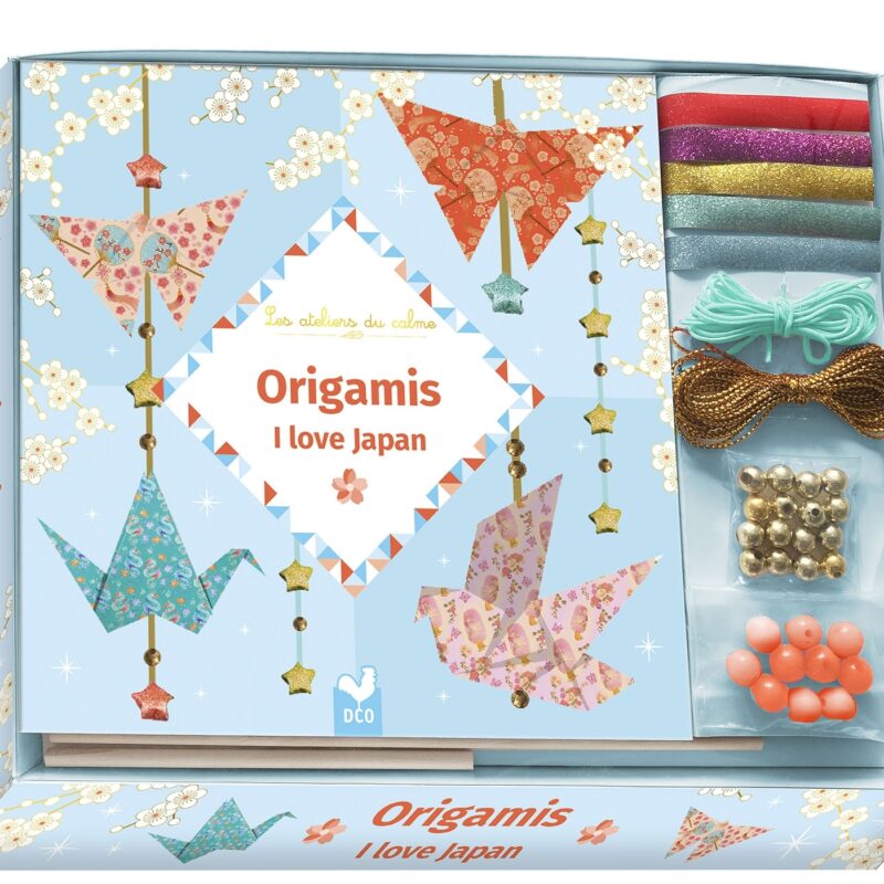 ORIGAMIS I LOVE JAPAN - COFFRET AVEC ACCESSOIRES