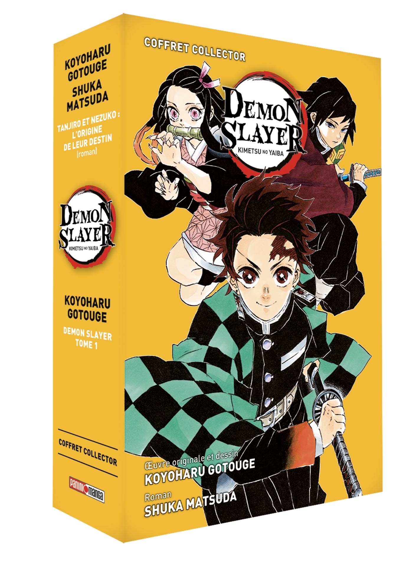 COFFRET DEMON SLAYER : ROMAN JEUNESSE N 01 + TOME 01