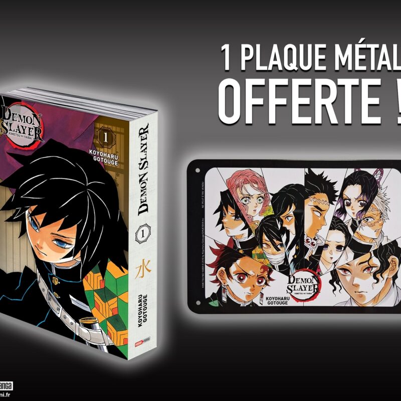 DEMON SLAYER - EDITION PILIER T01 (+ PLAQUE METAL OFFERTE)