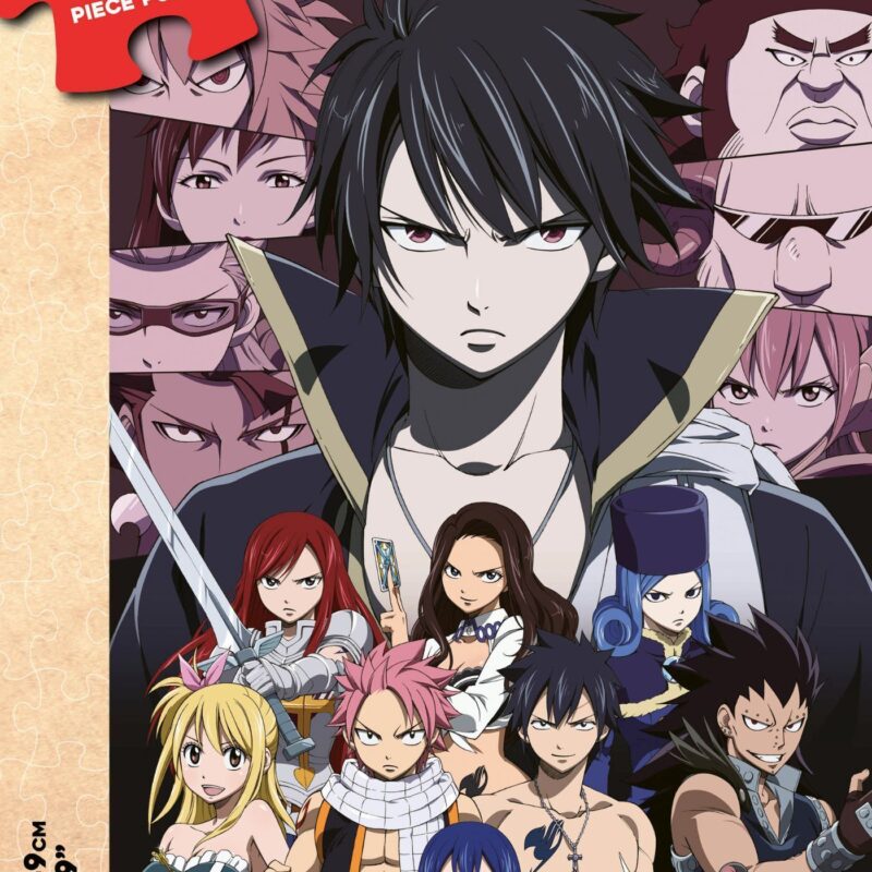 FAIRY TAIL / PUZZLE 1000 PIÈCES / JEU DE PATIENCE ET DE RÉFLEXION / 68X49 CM