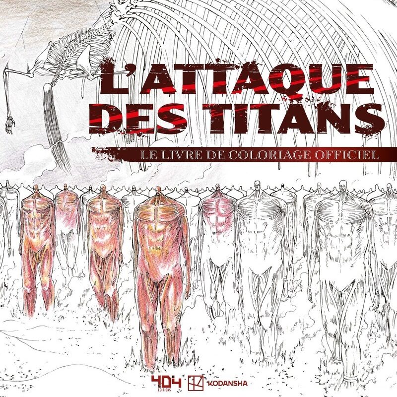 L'ATTAQUE DES TITANS - LE LIVRE DE COLORIAGE OFFICIEL