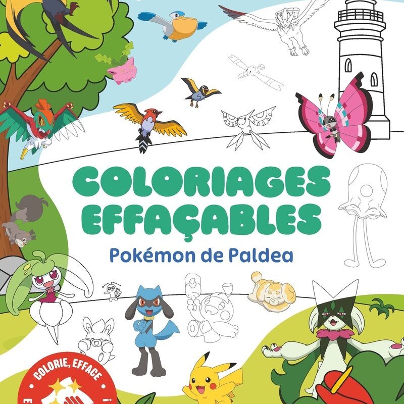 POKÉMON DE PALDEA - COLORIAGES EFFAÇABLES