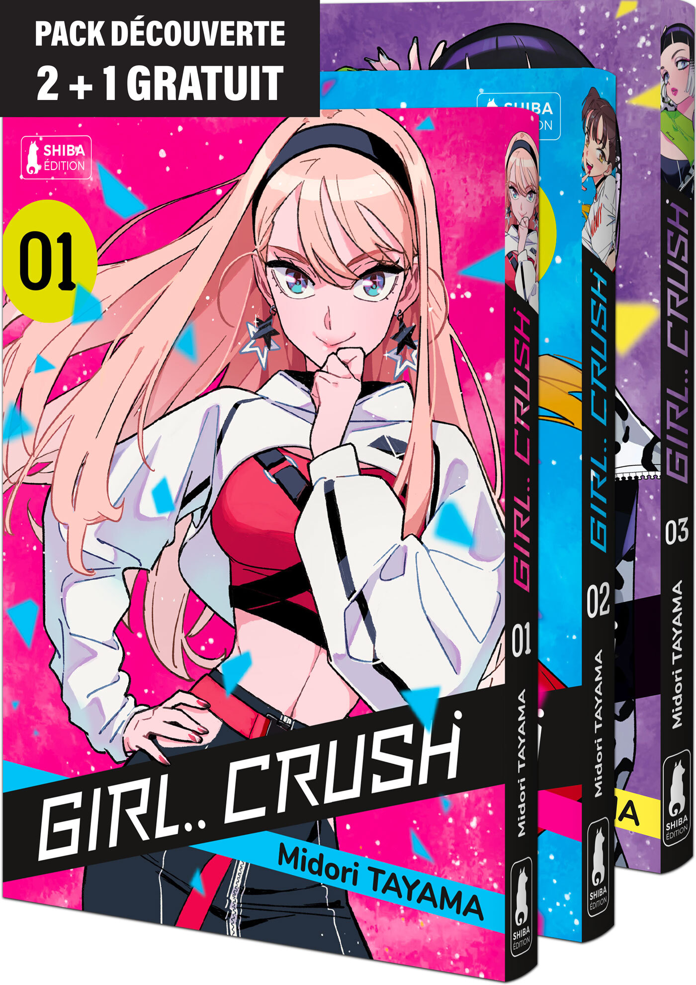 GIRL CRUSH PACK 2 + 1 GRATUIT