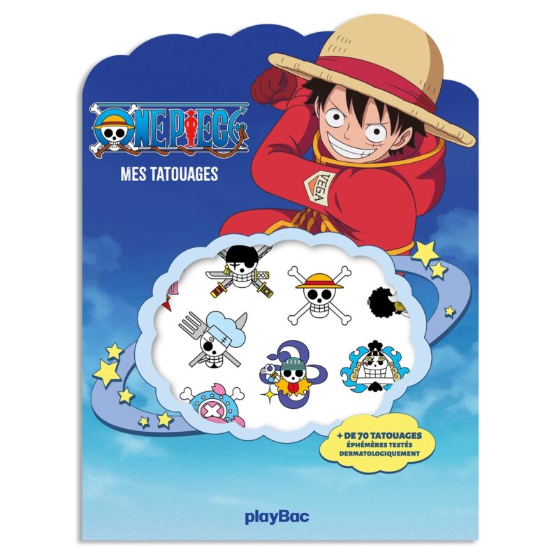 ONE PIECE - MES TATOUAGES EPHEMERES - + DE 70 TATOUAGES